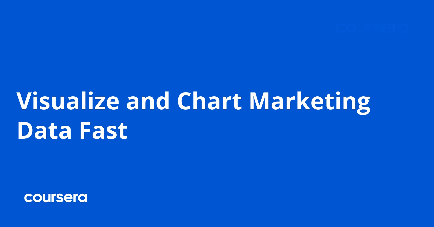 Visualize and Chart Marketing Data Fast