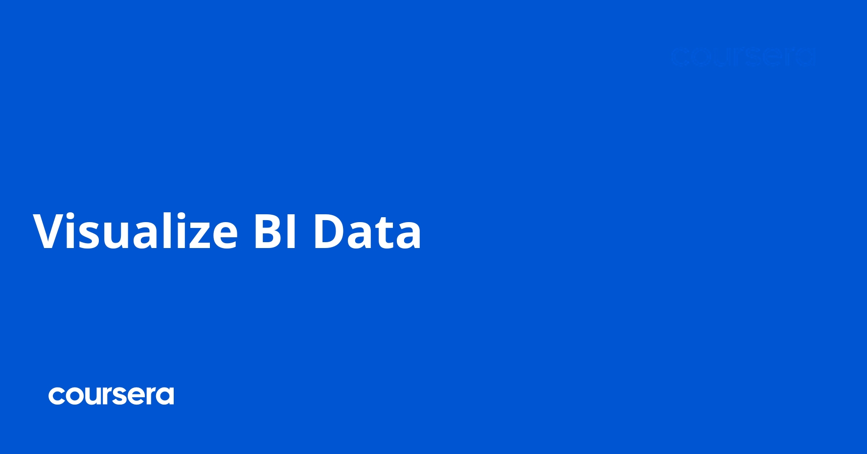Visualize BI Data