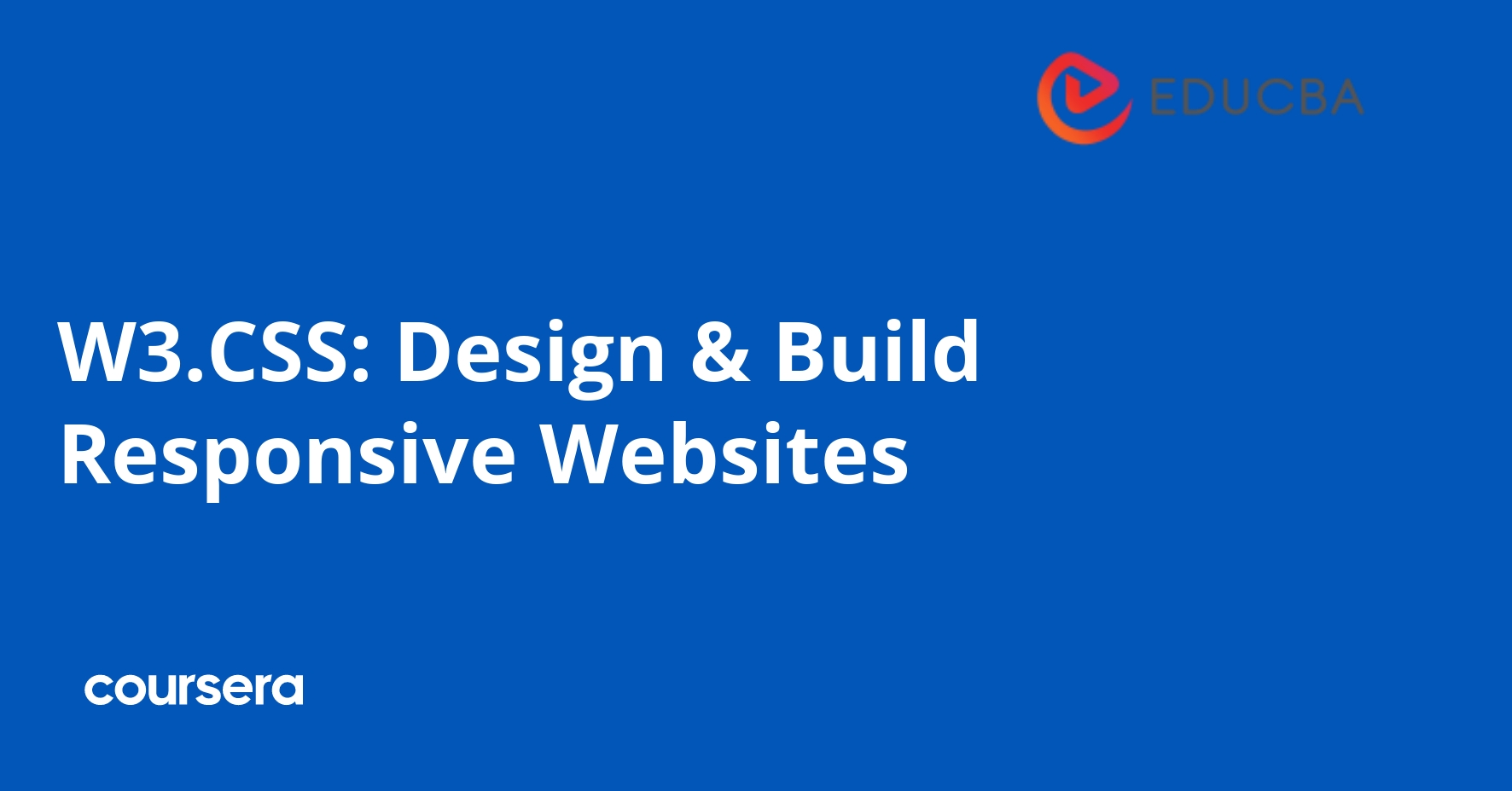 W3.CSS: Design & Build Responsive Websites