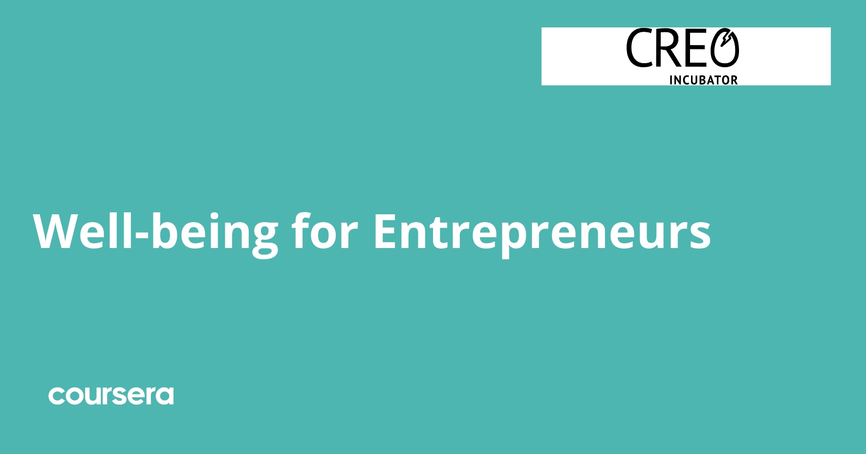Well-being for Entrepreneurs