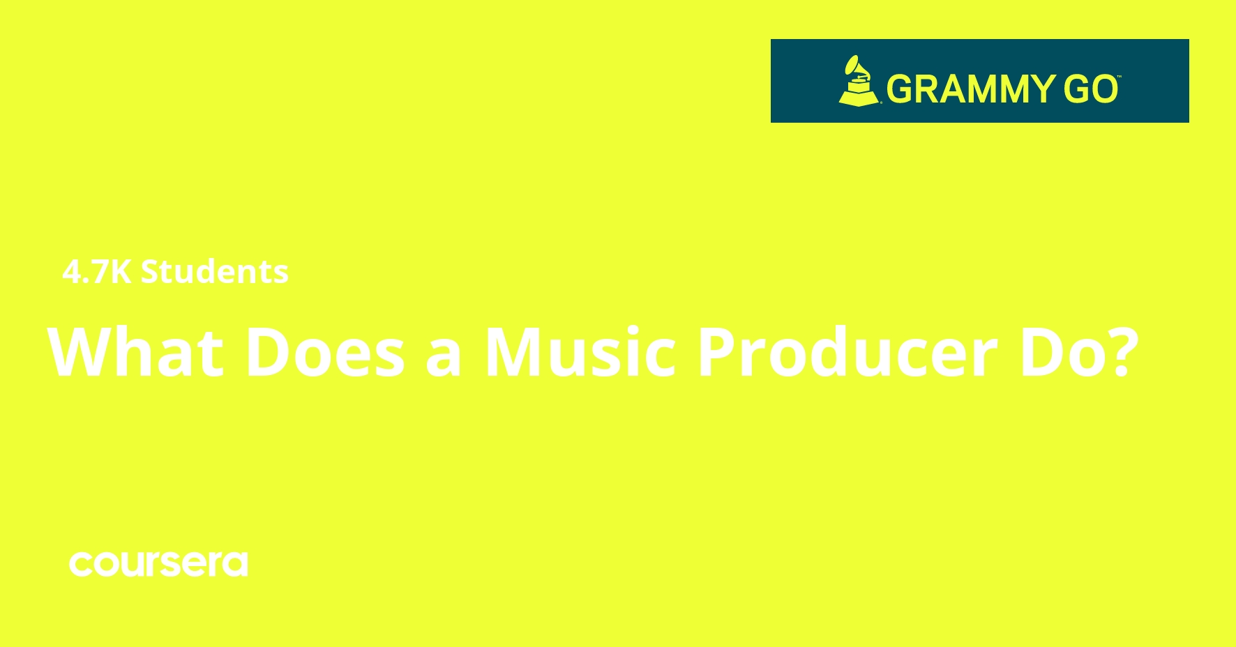 What Does a Music Producer Do?