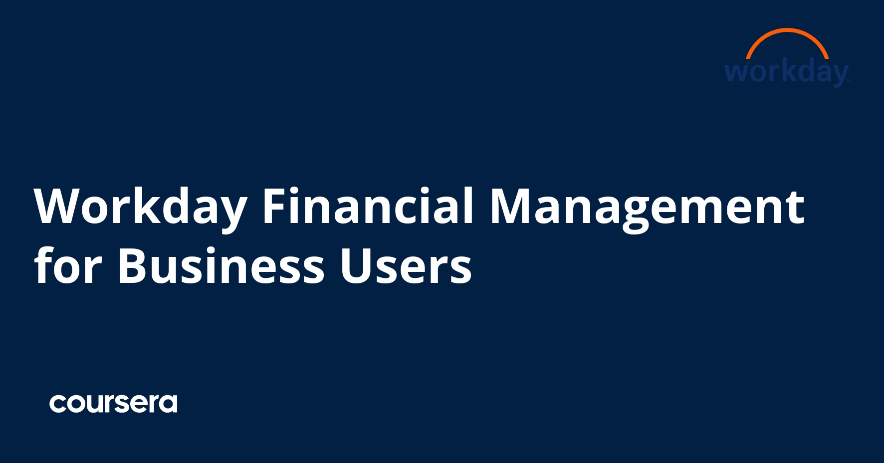 Workday Financial Management for Business Users