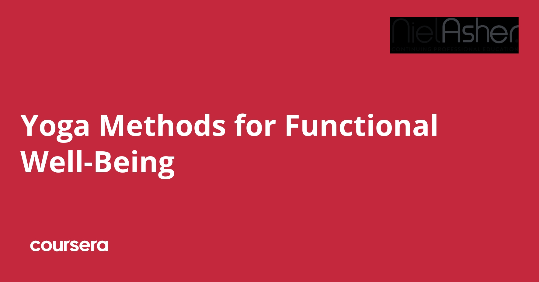 Yoga Methods for Functional Well-Being