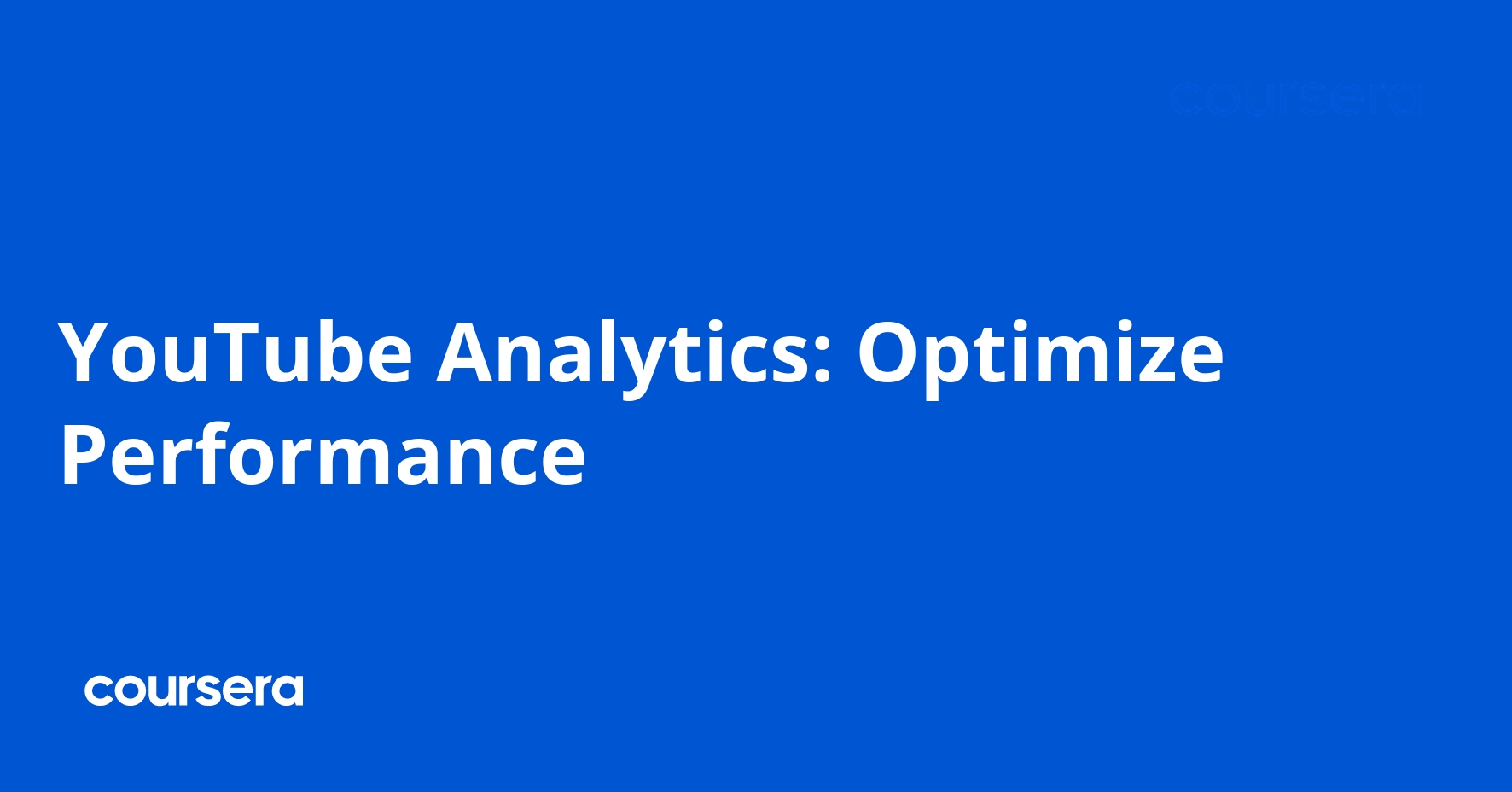 YouTube Analytics: Optimize Performance