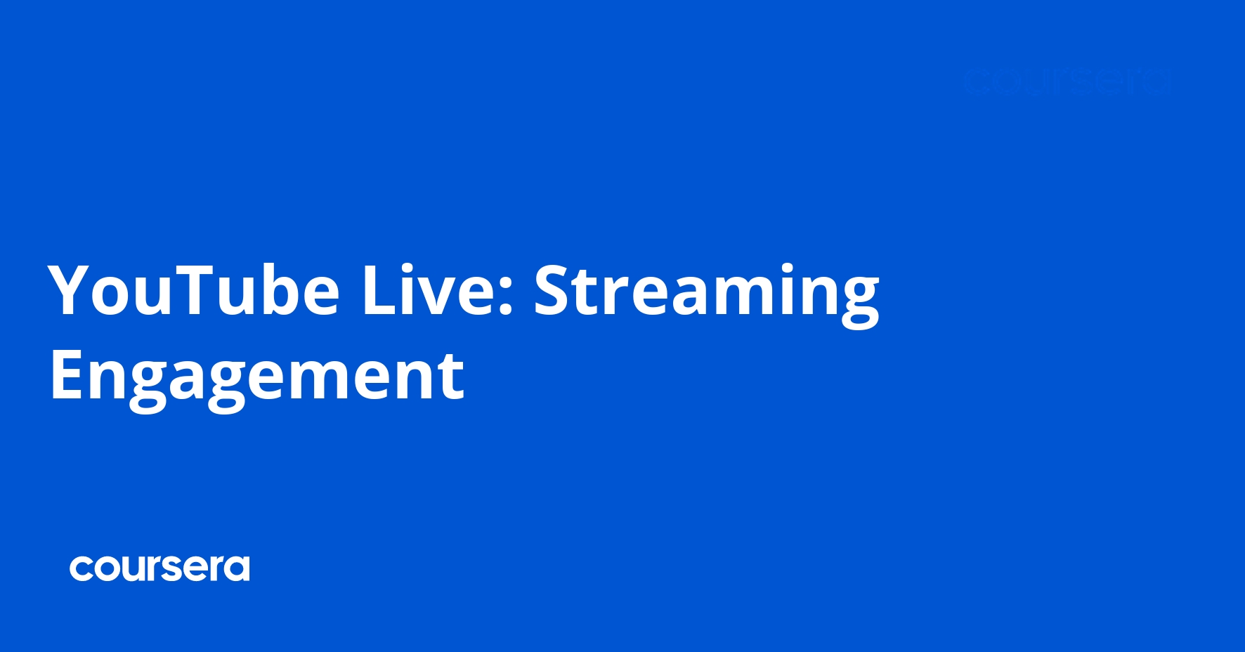 YouTube Live Streaming Engagement