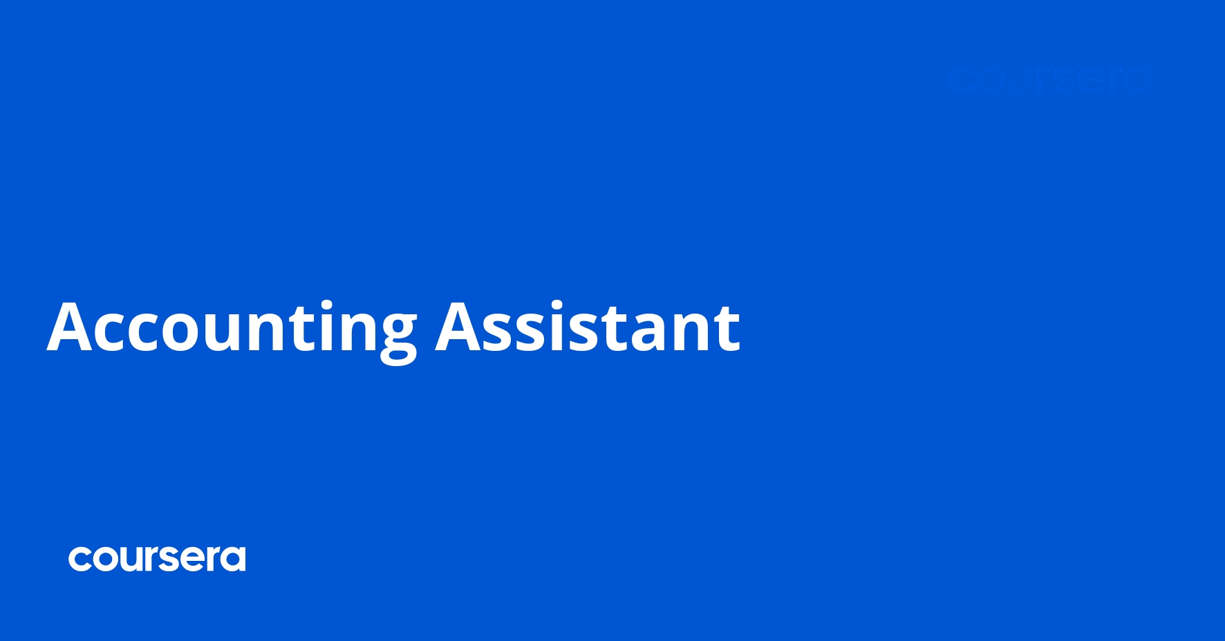 Accounting Assistant