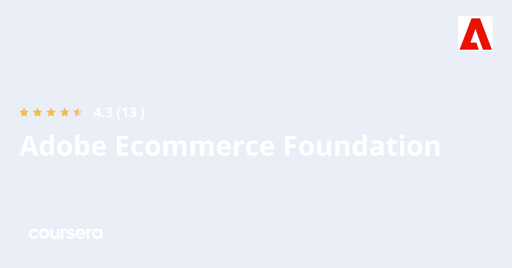 Adobe Ecommerce Foundation