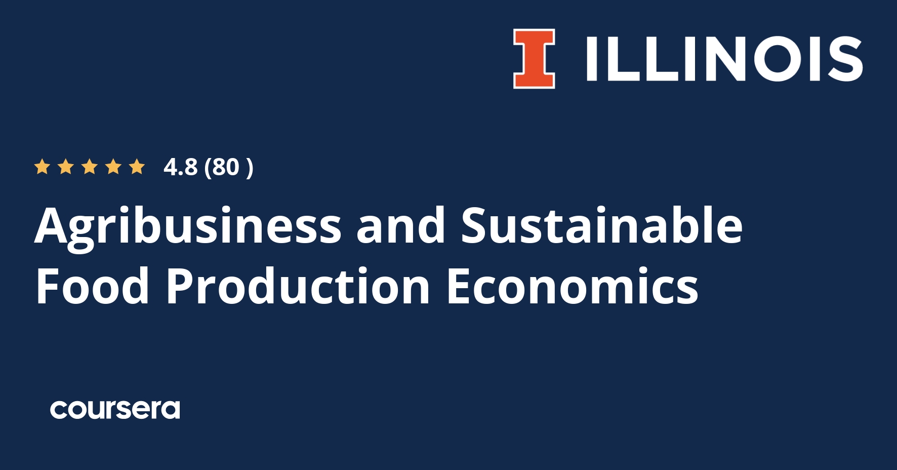 Agribusiness and Sustainable Food Production Economics