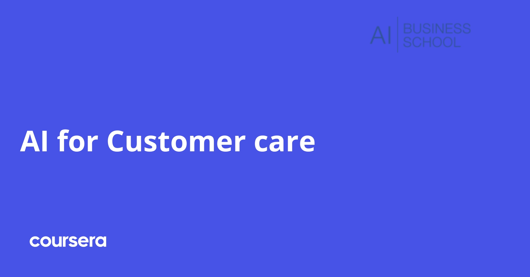 AI for Customer Care
