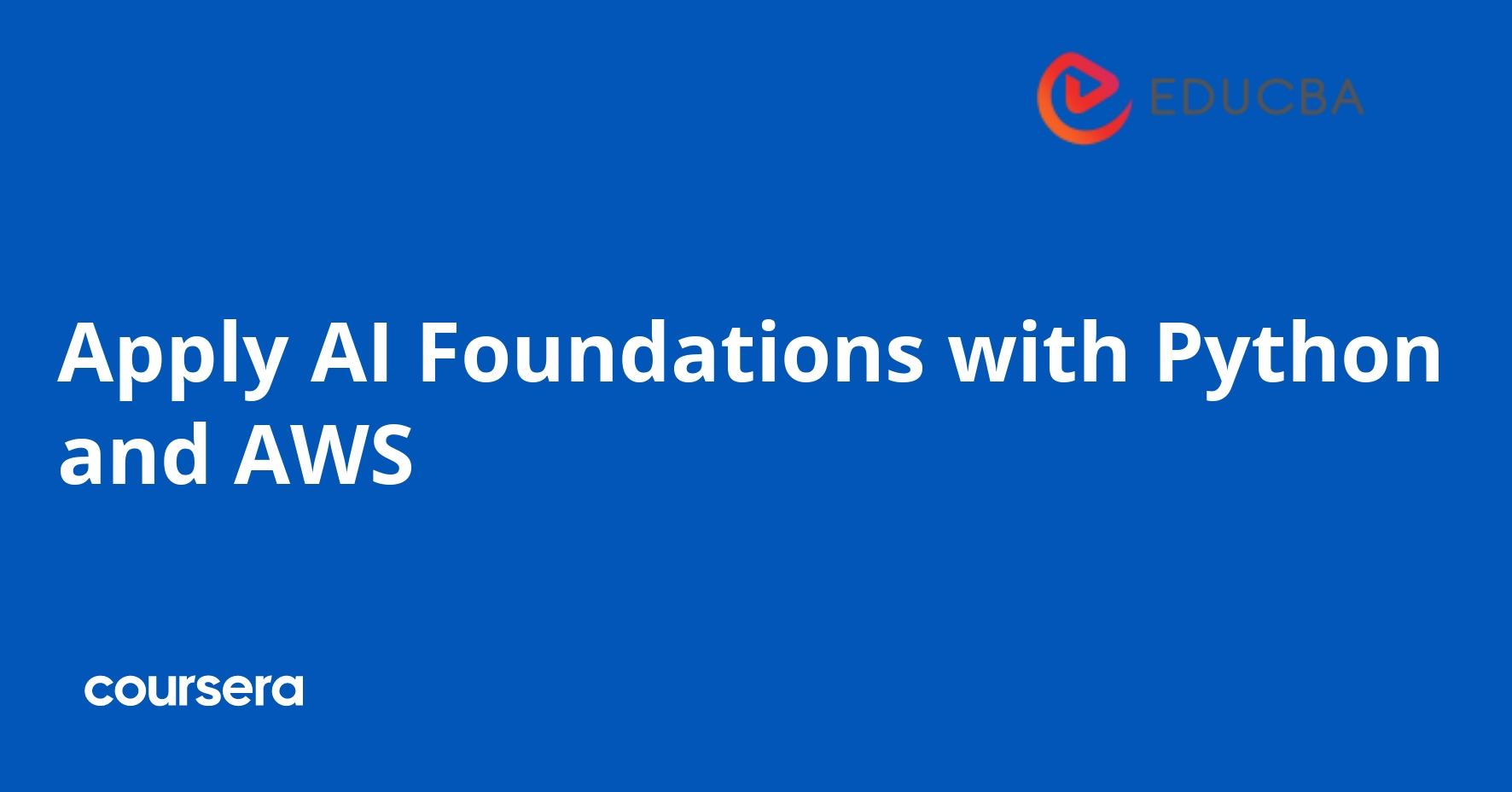 Apply AI Foundations with Python and AWS