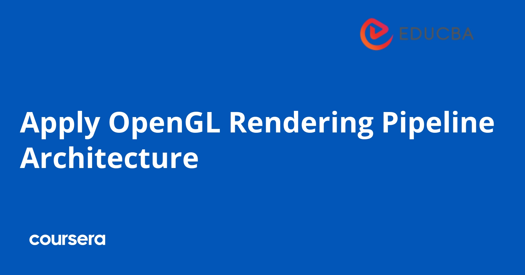 OpenGL Rendering Pipeline Architecture