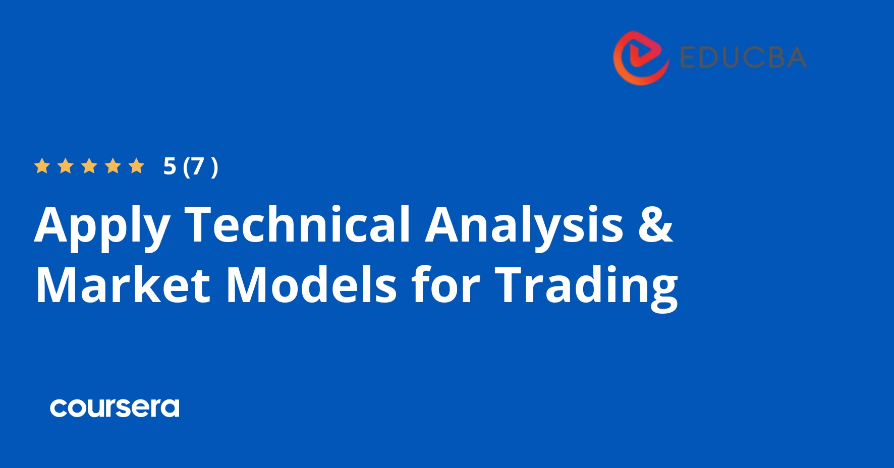 Apply Technical Analysis & Market Models for Trading
