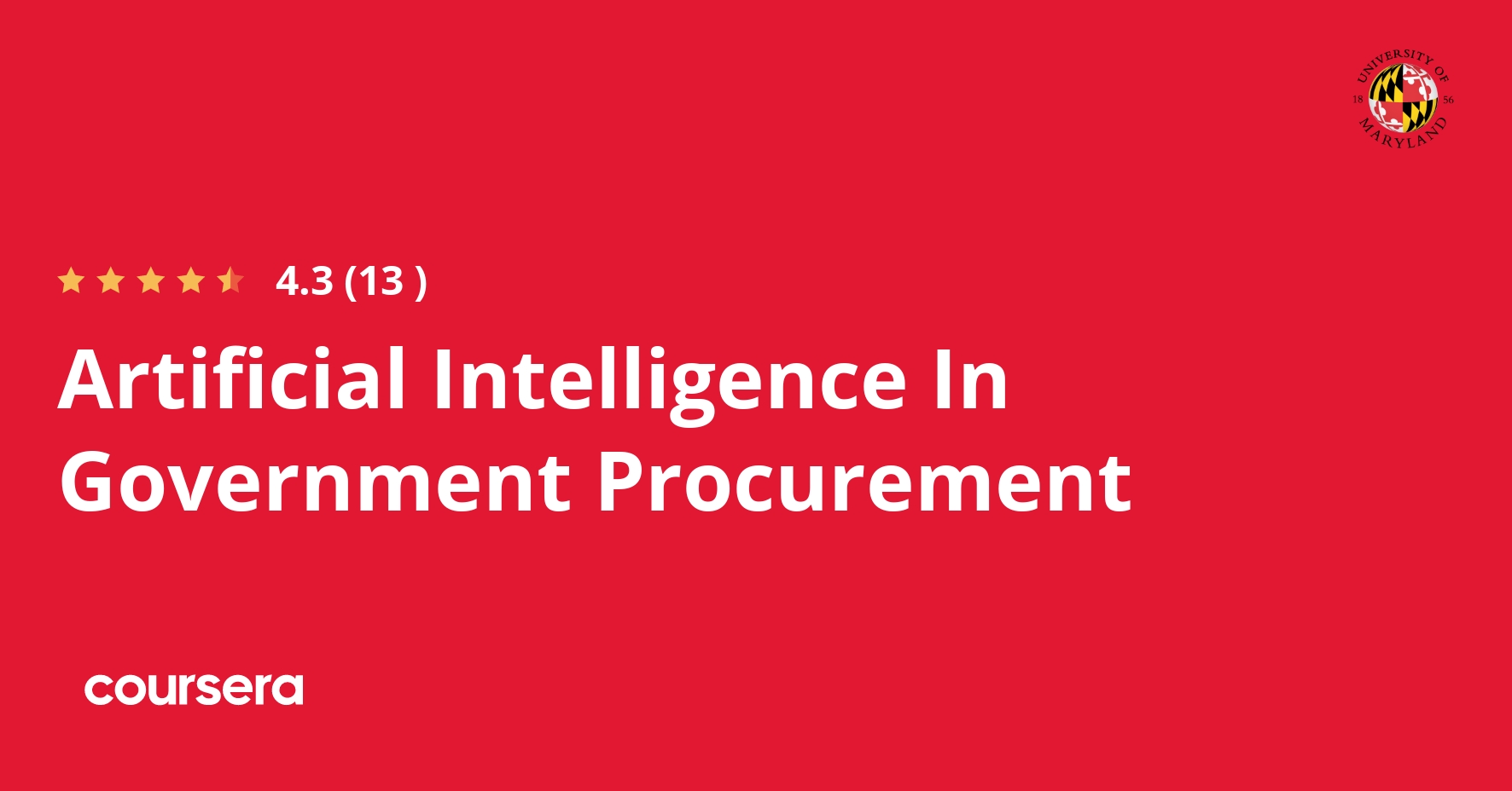 Artificial Intelligence in Government Procurement