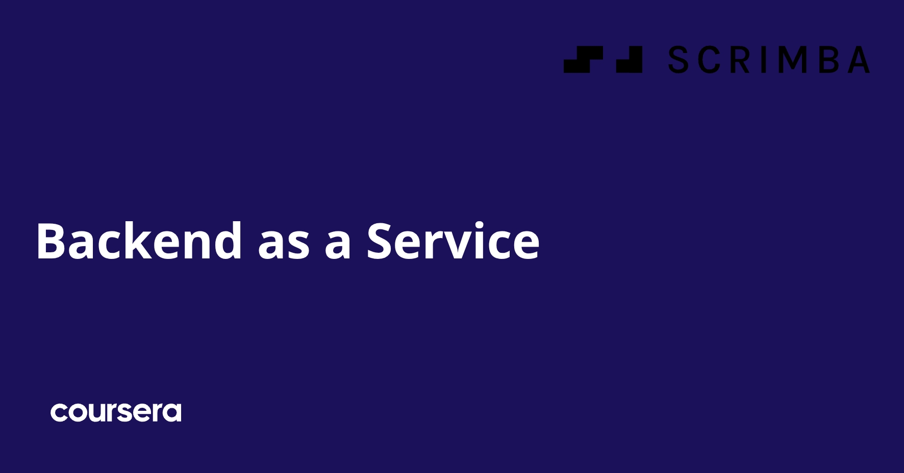Backend as a Service | Coursera
