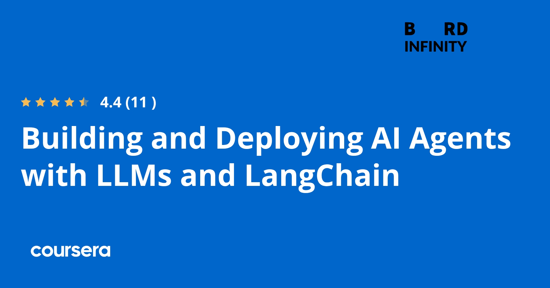 Building and Deploying AI Agents with LLMs and LangChain | Coursera