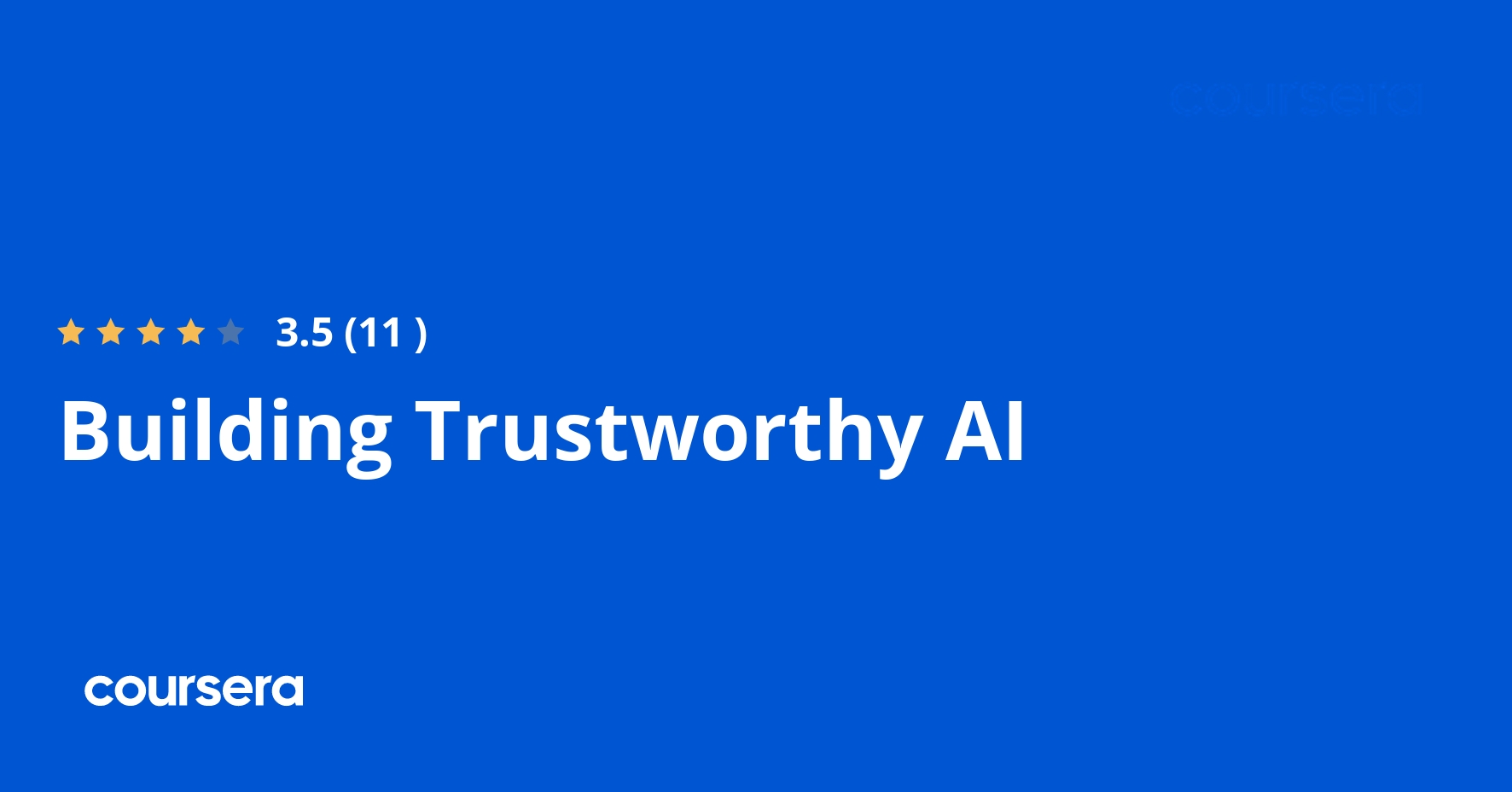 Building Trustworthy AI