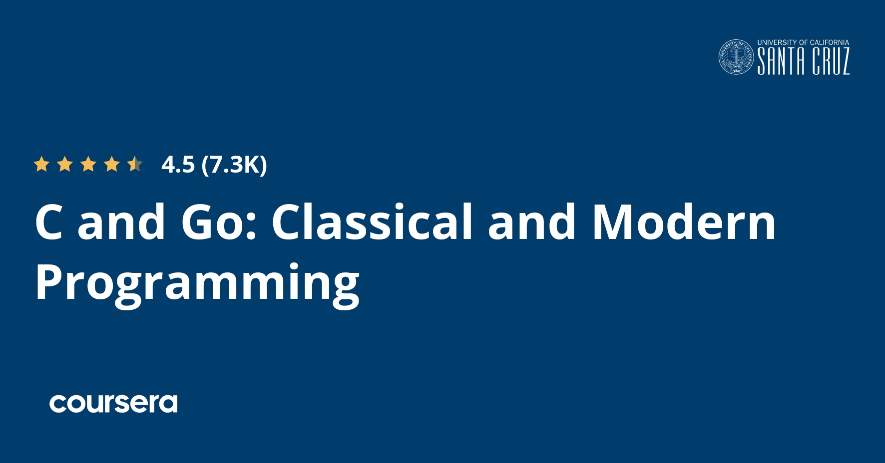 C and Go: Classical and Modern Programming