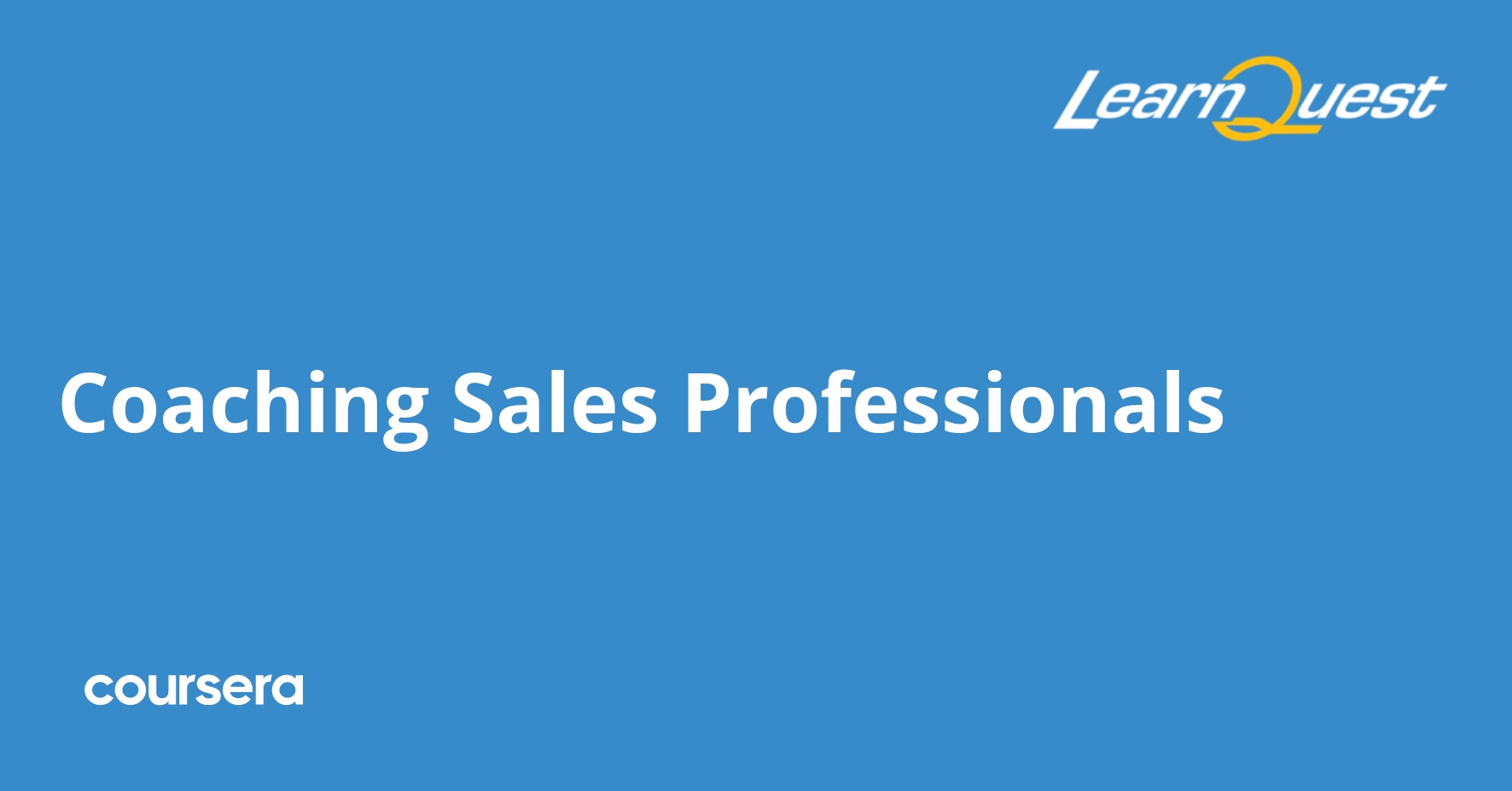 Coaching Sales Professionals