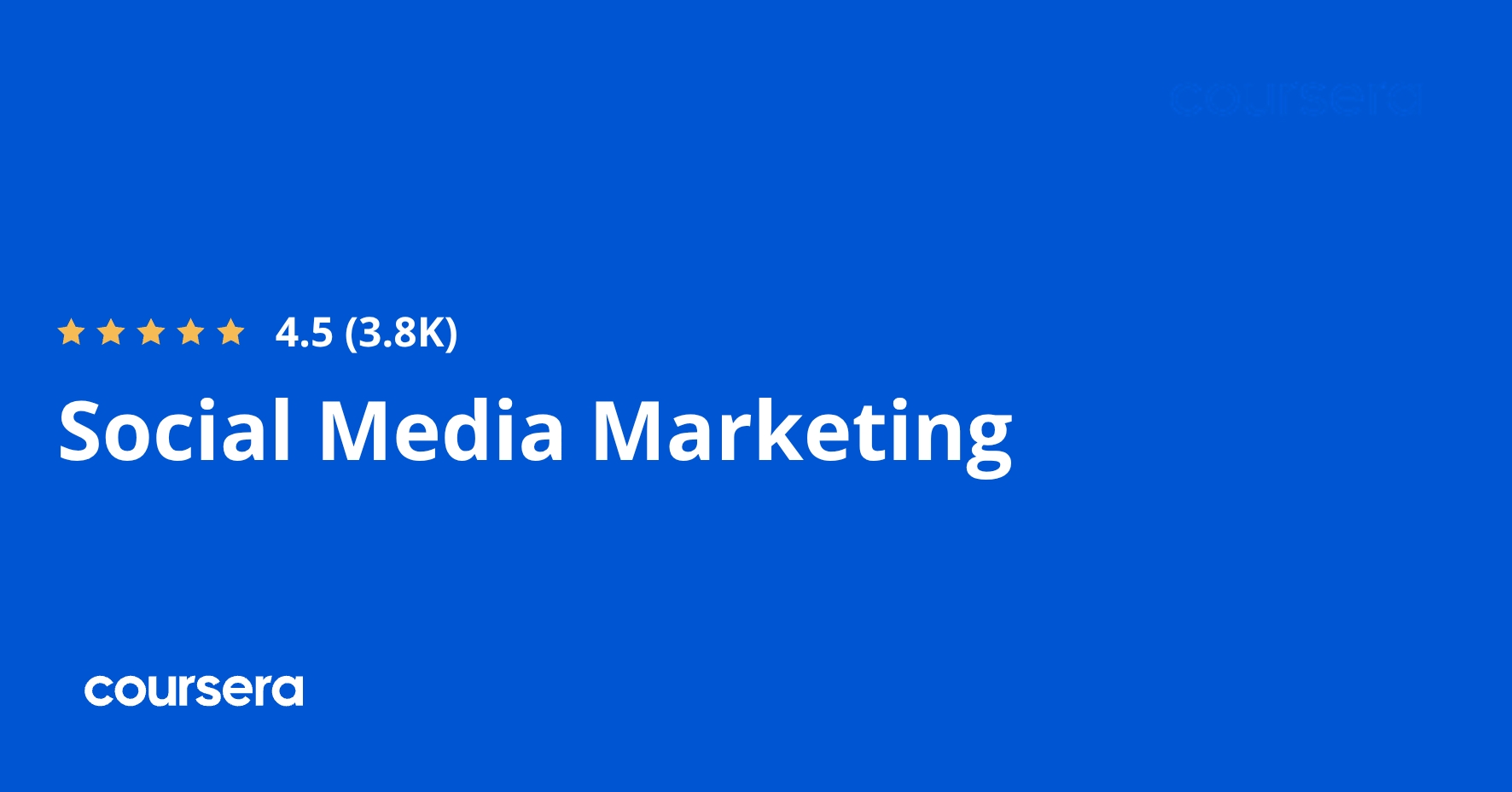 Social Media Marketing Professional Certificate