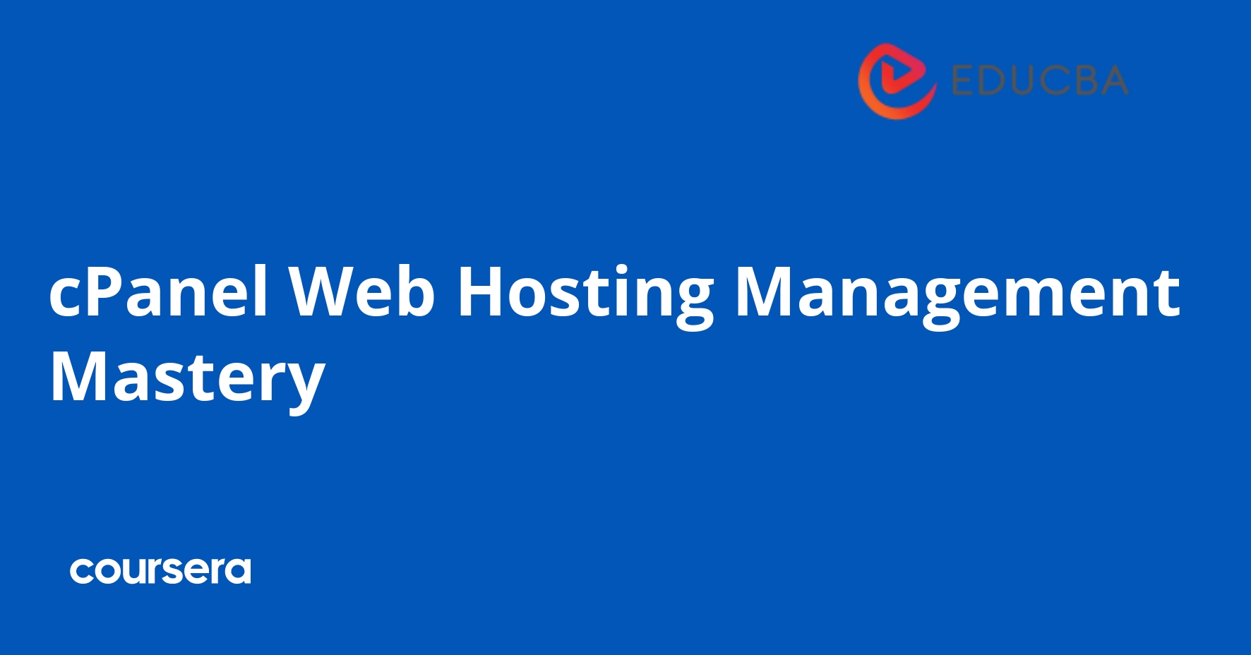 cPanel Web Hosting Management Mastery