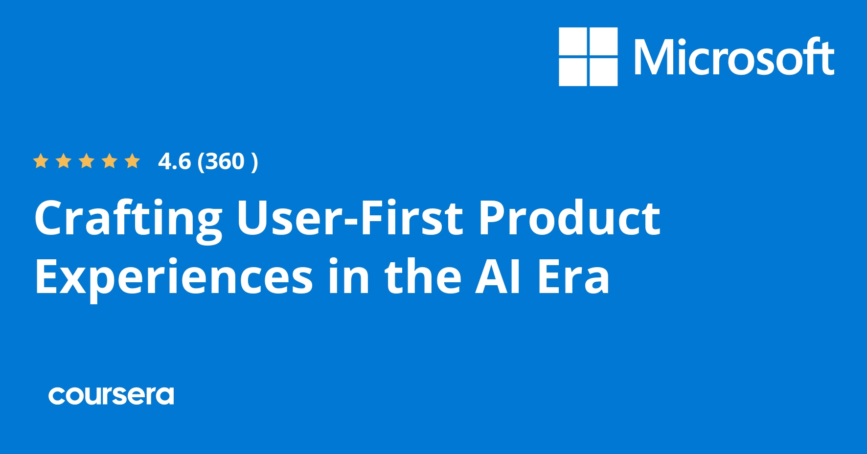 Craft User-Centered Products in AI Era