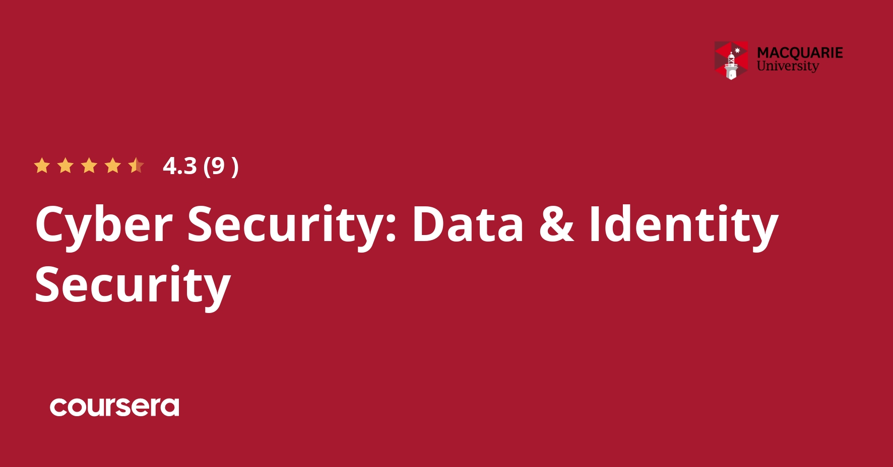Cyber Security: Data & Identity Security