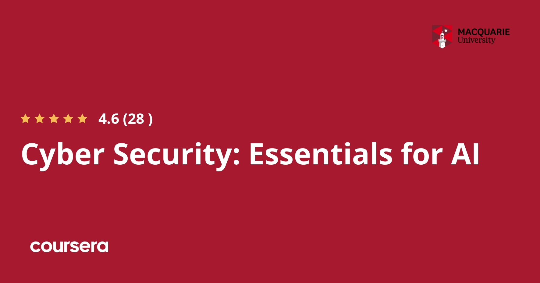 Cyber Security: Essentials for AI