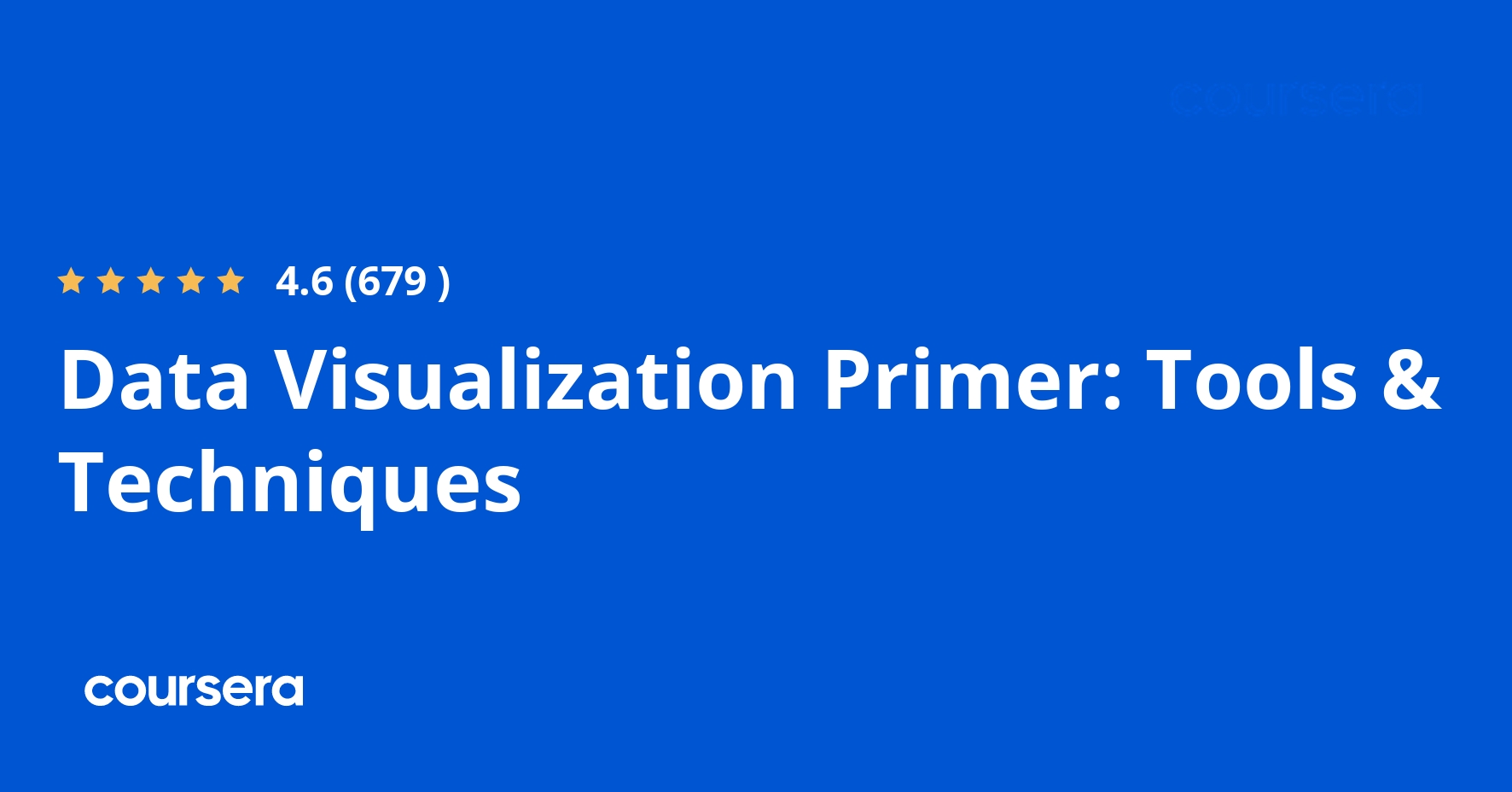 Data Visualization Primer: Tools & Techniques