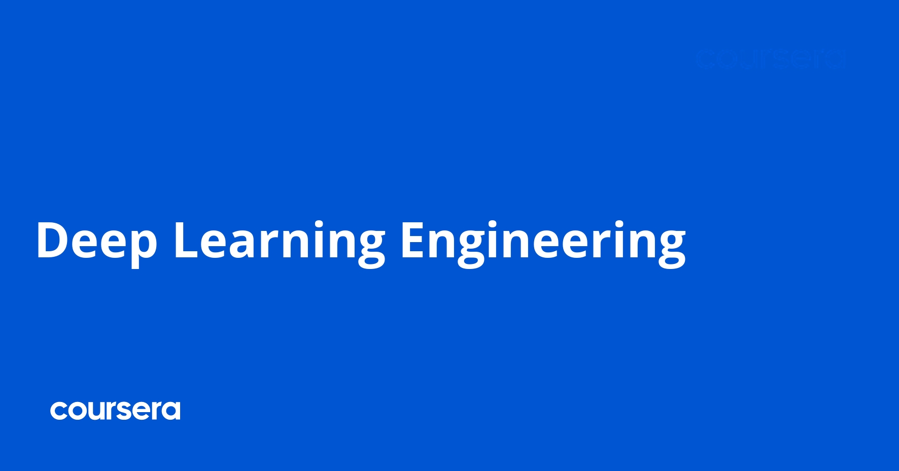 Deep Learning Engineering