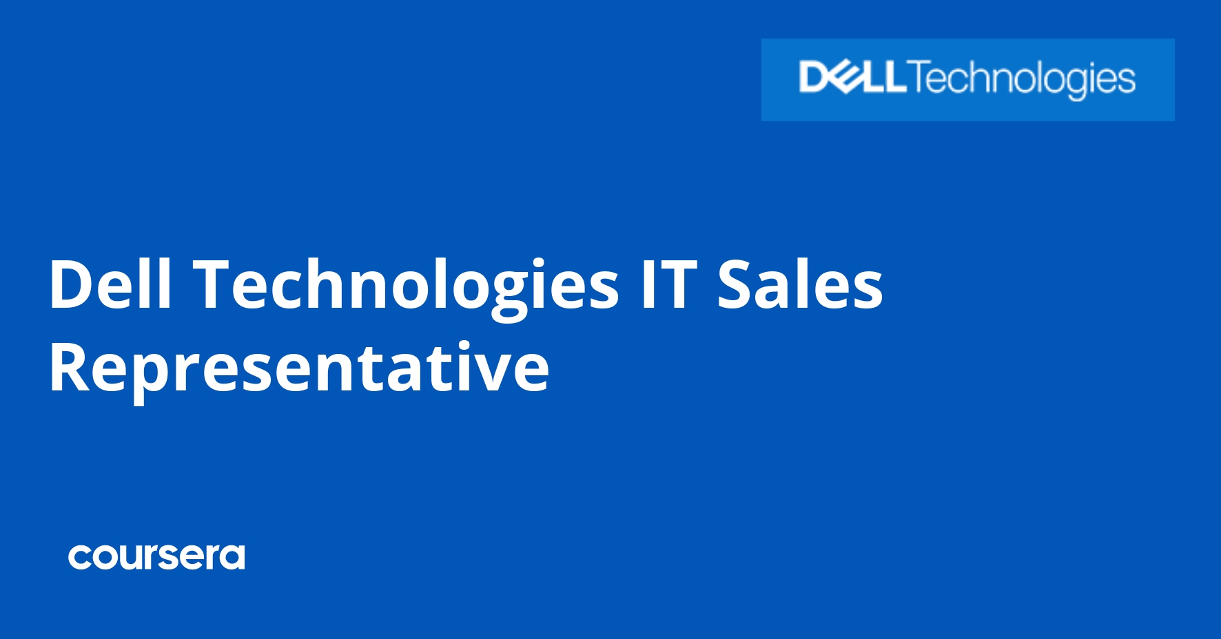 Dell Technologies IT Sales Representative