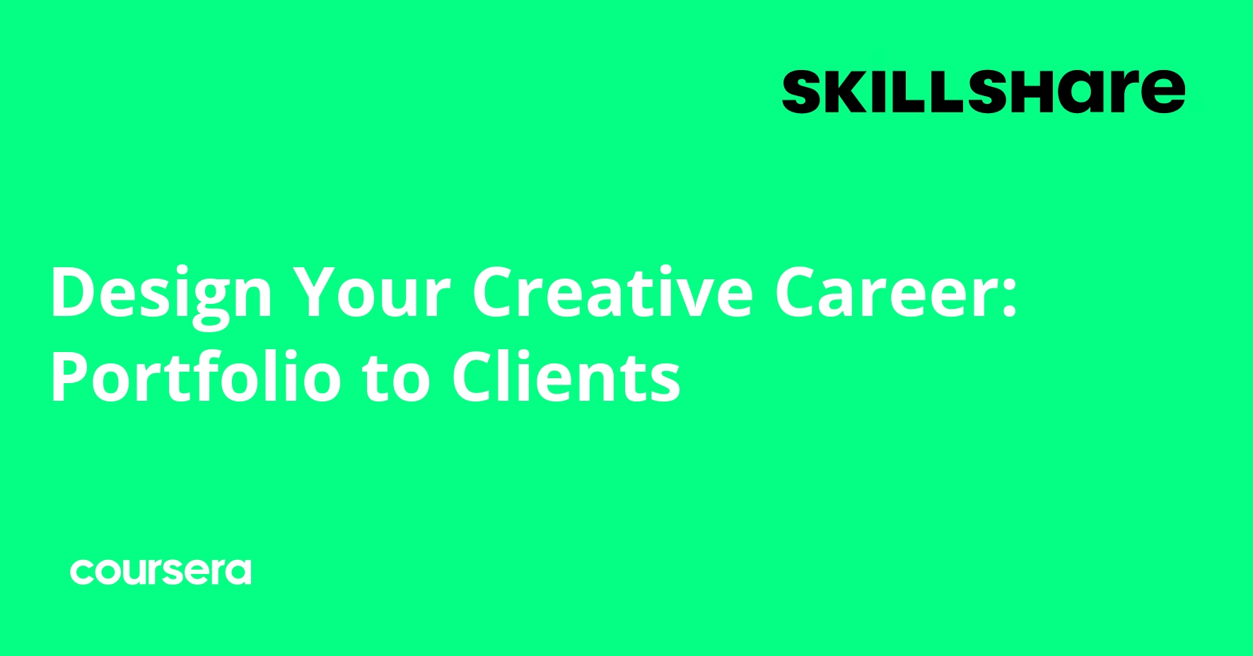 Design Your Creative Career: Portfolio to Clients | Coursera