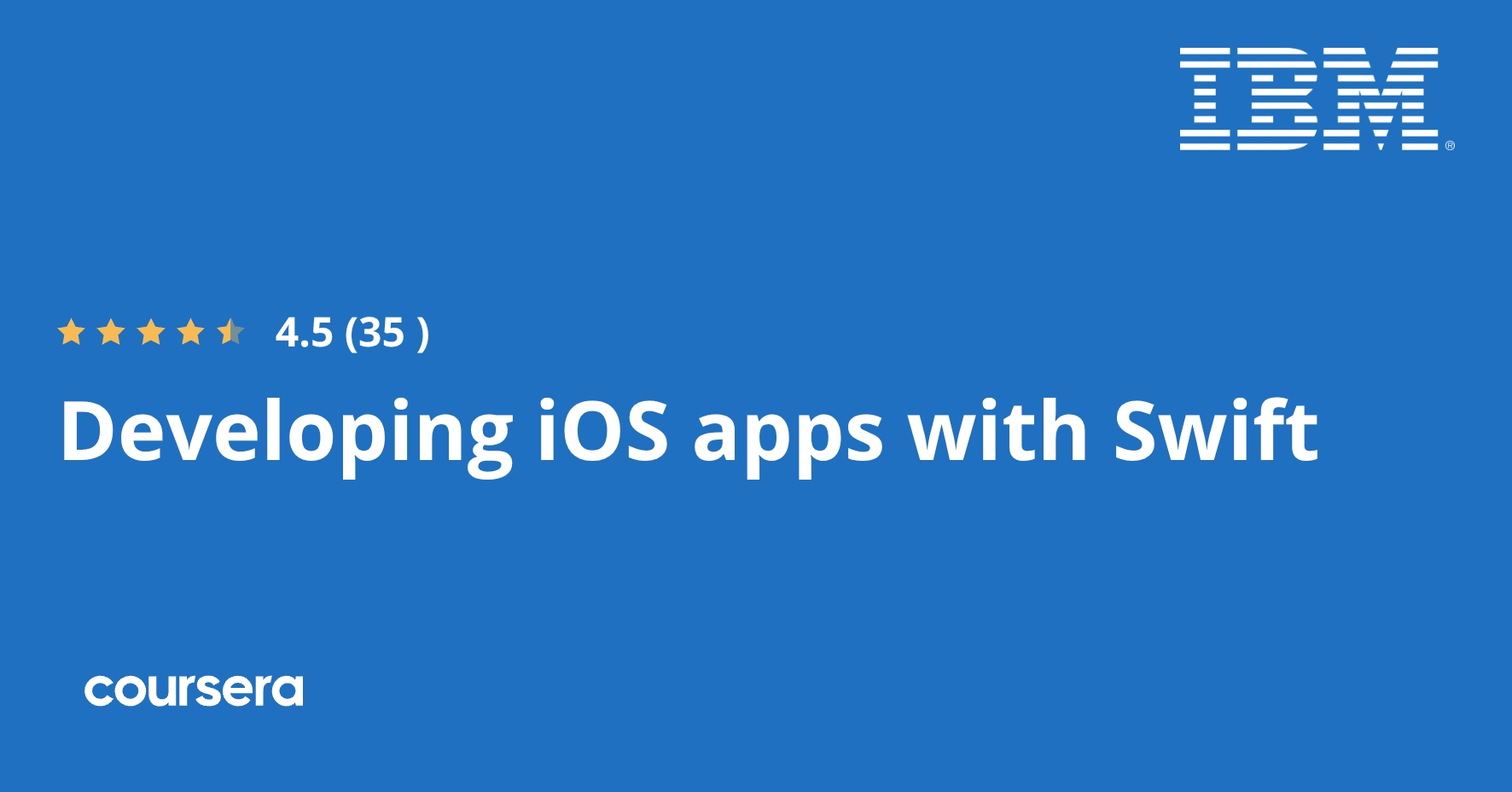 Developing iOS apps with Swift | Coursera