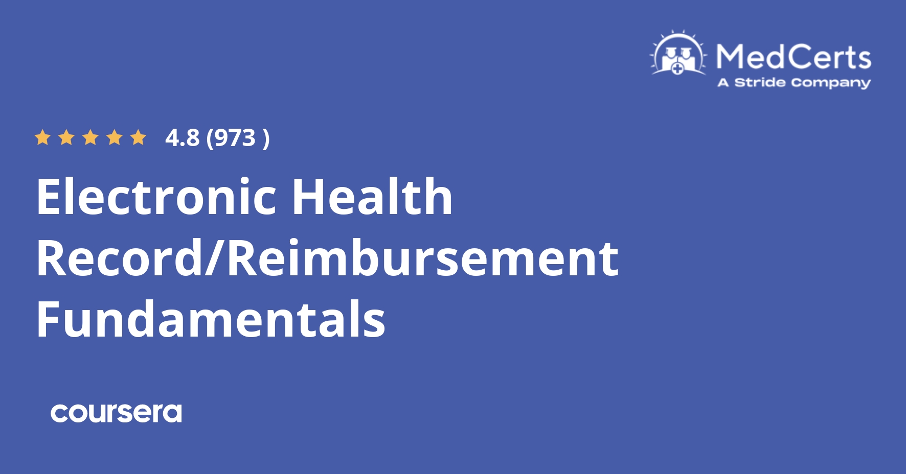 Electronic Health Record and Reimbursement Fundamentals