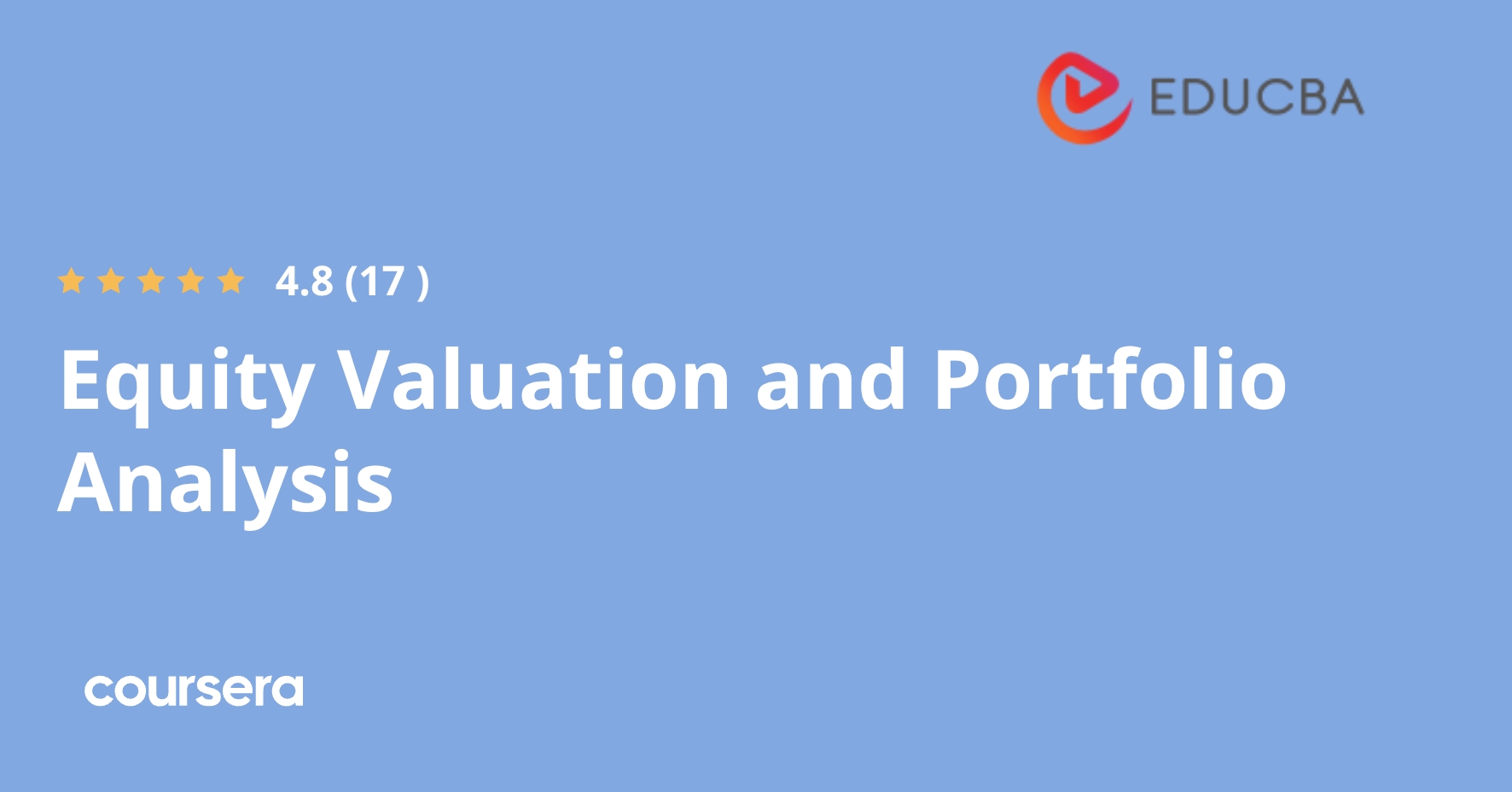 Equity Valuation and Portfolio Analysis | Coursera