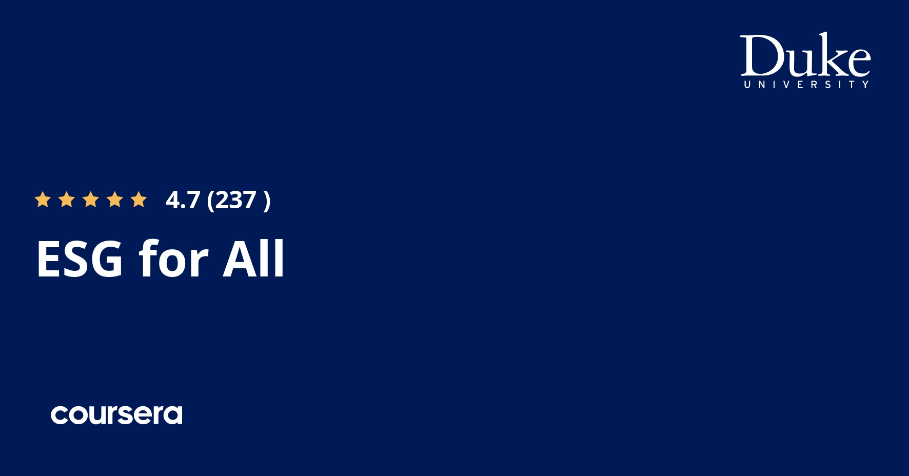 ESG for All