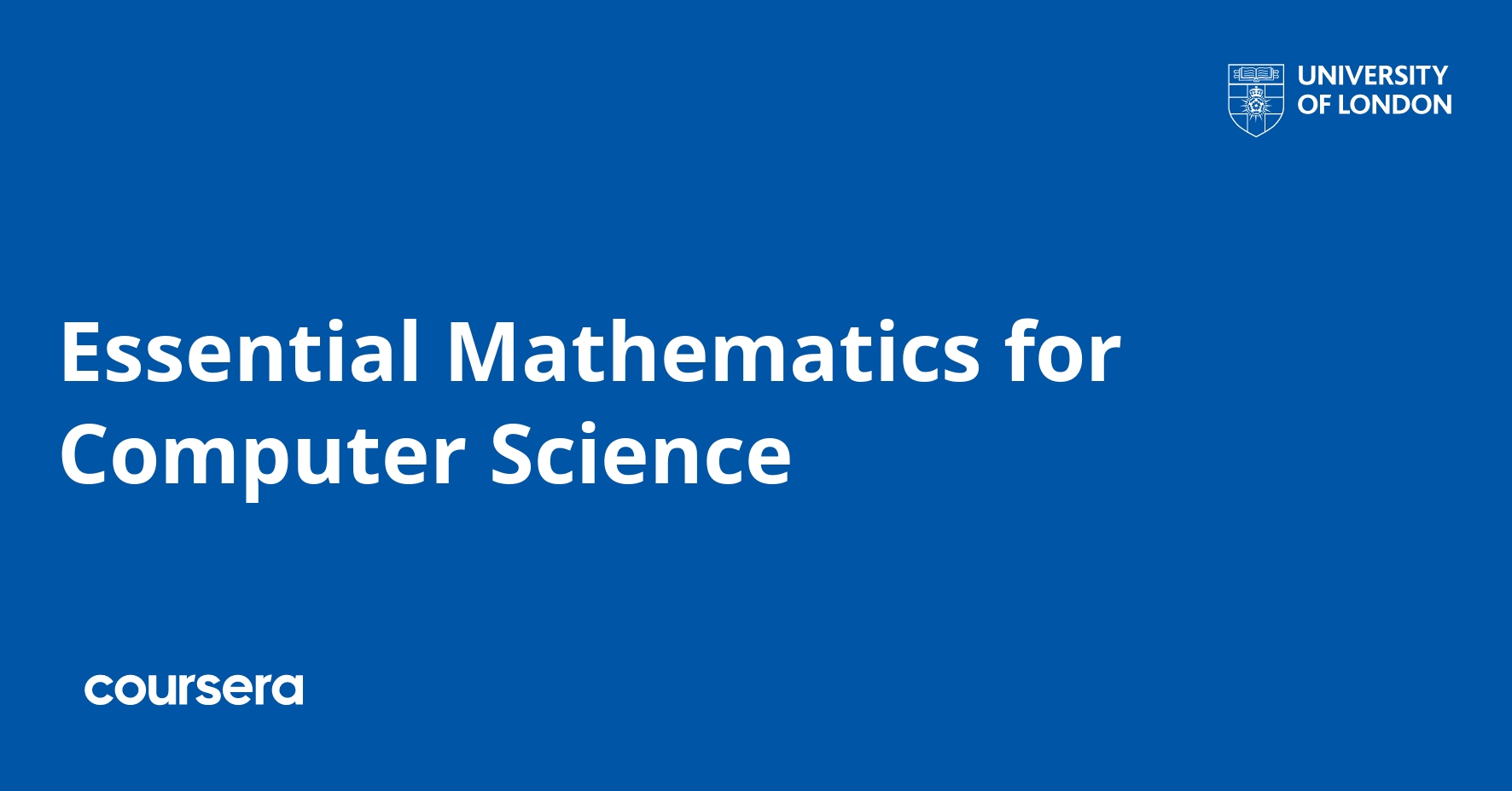 Essential Mathematics for Computer Science