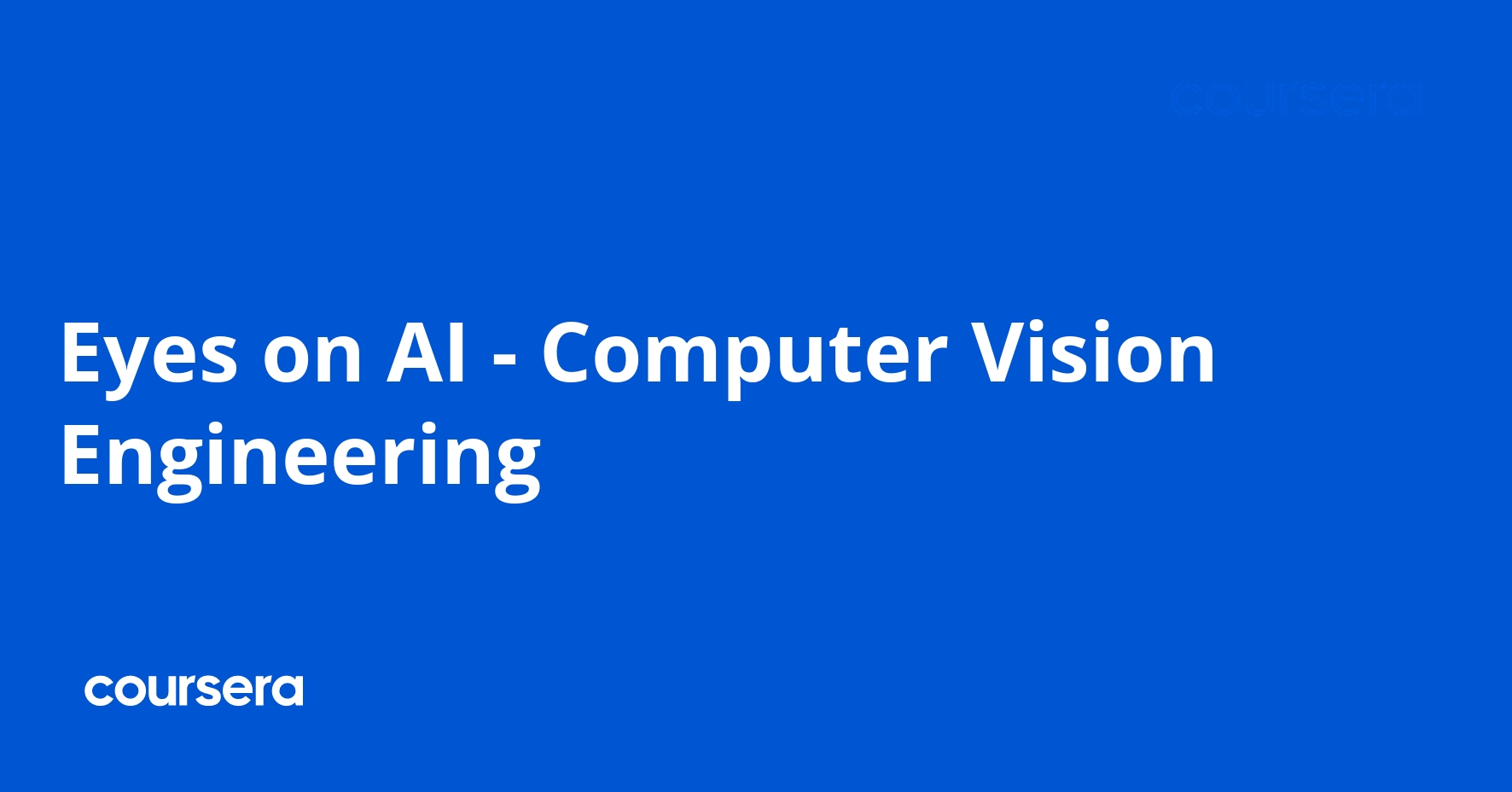 Eyes on AI - Computer Vision Engineering