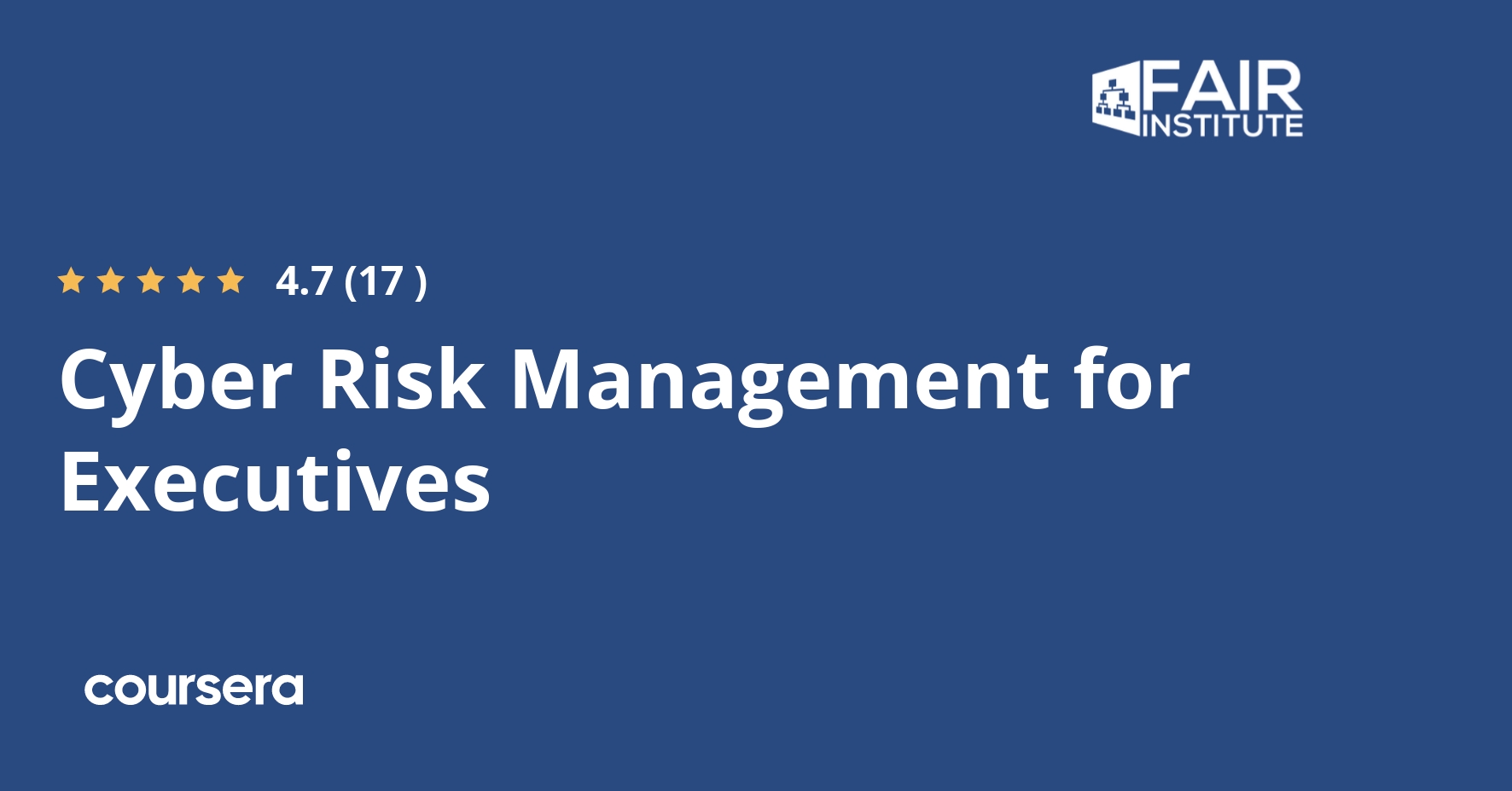 Cyber Risk Management for Executives