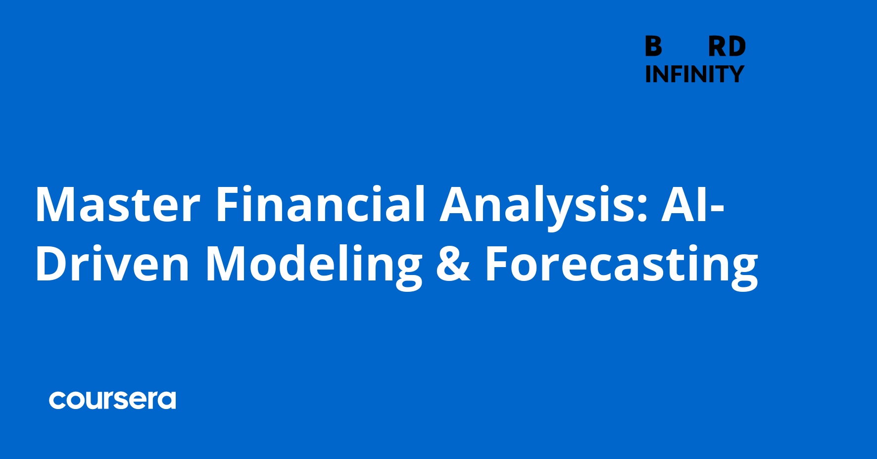 Master Financial Analysis: AI-Driven Modeling & Forecasting