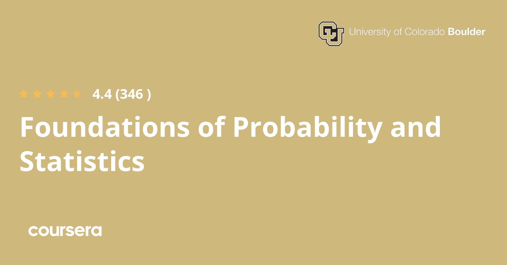 Foundations of Probability and Statistics
