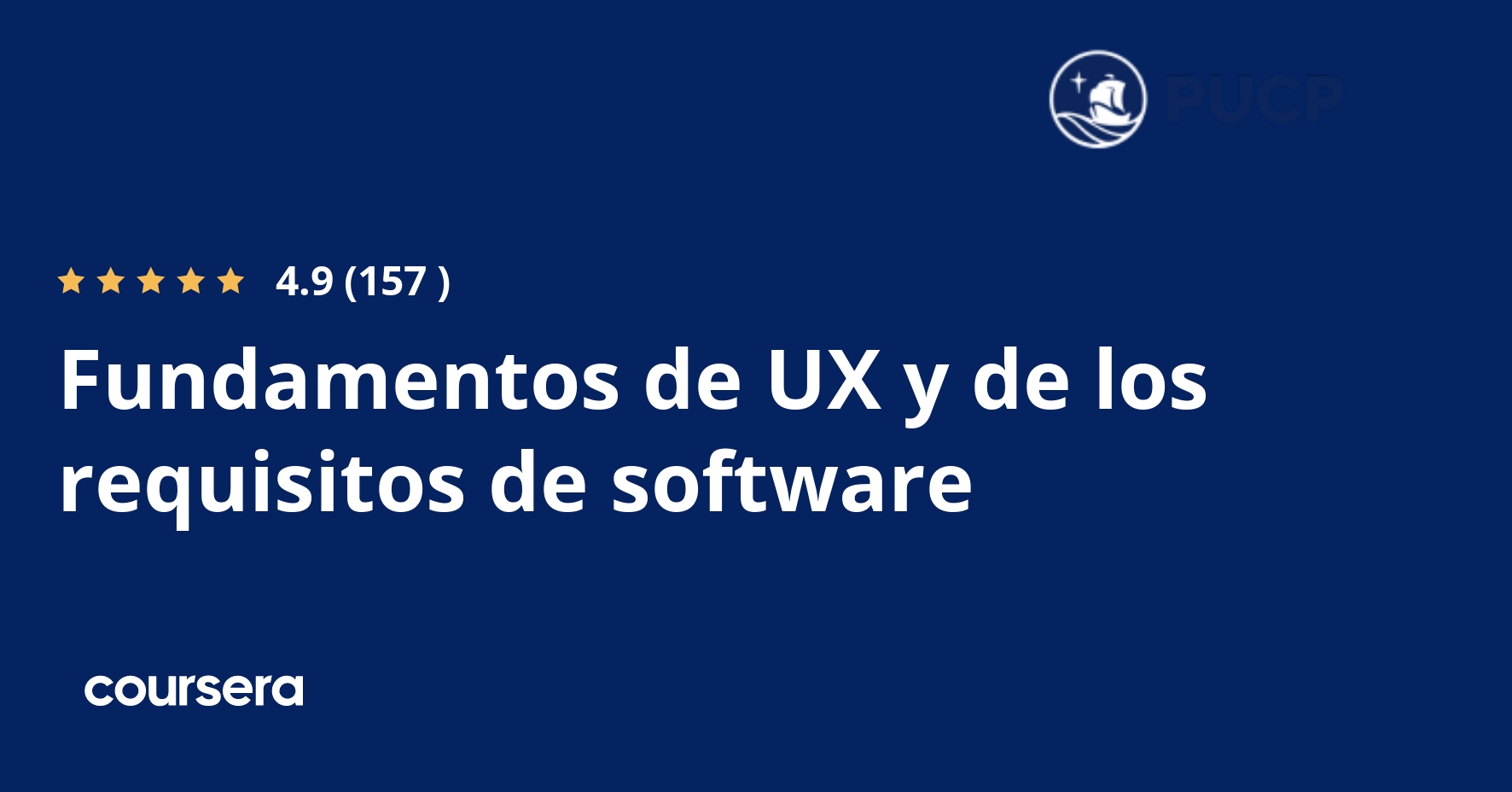 Fundamentos de UX y de los requisitos de software