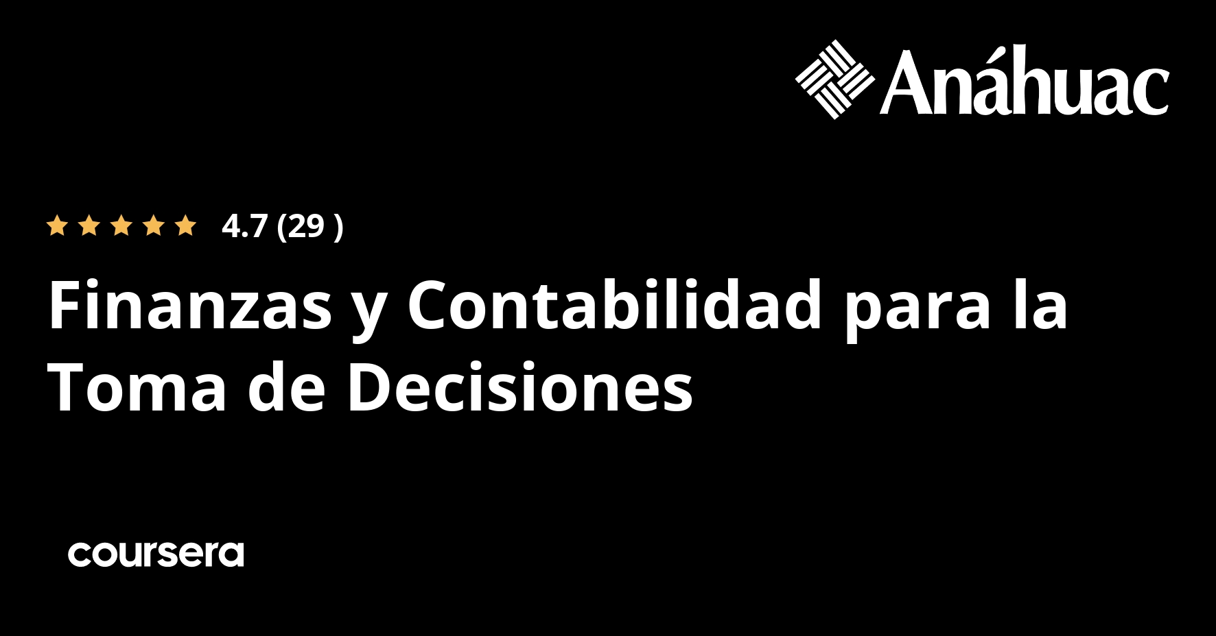 Finanzas y Contabilidad para la Toma de Decisiones