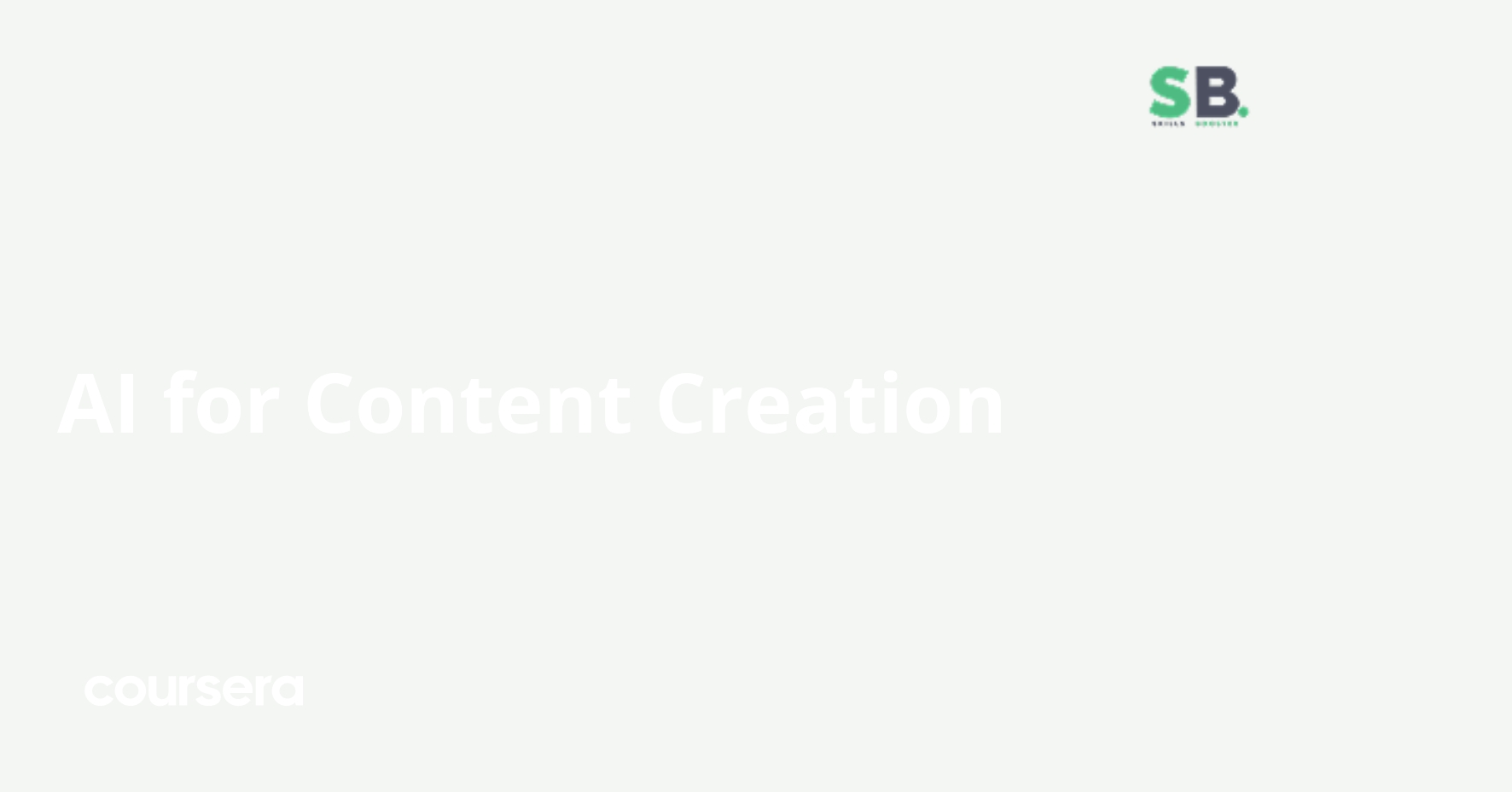 AI for Content Creation