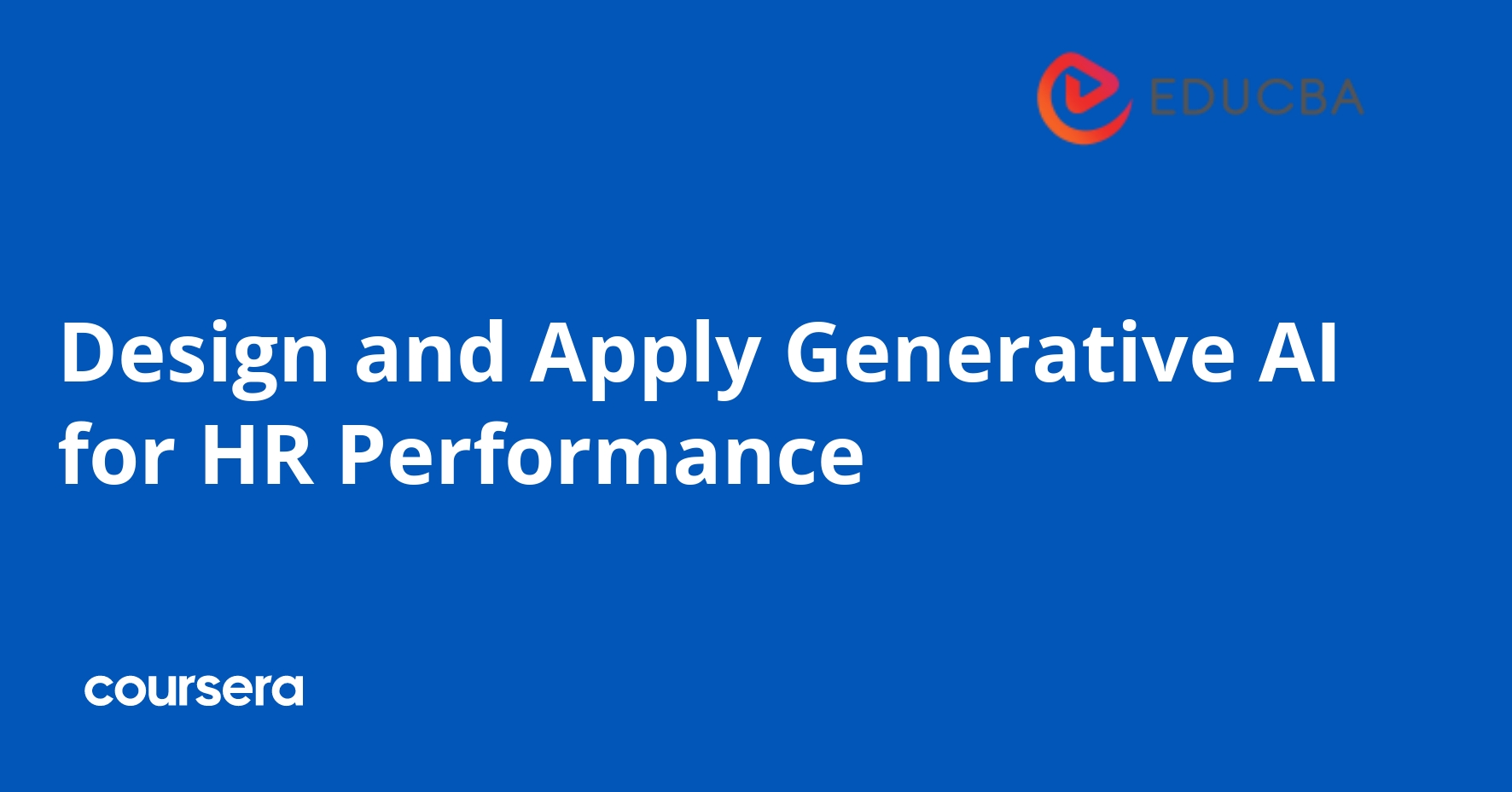 Design and Apply Generative AI for HR Performance