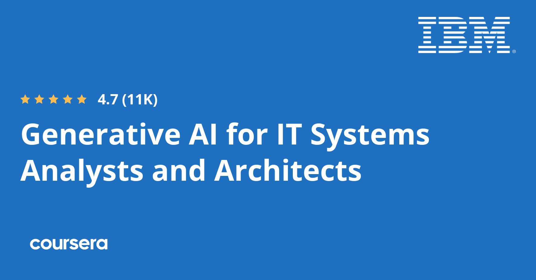 Generative AI for IT Systems Analysts and Architects