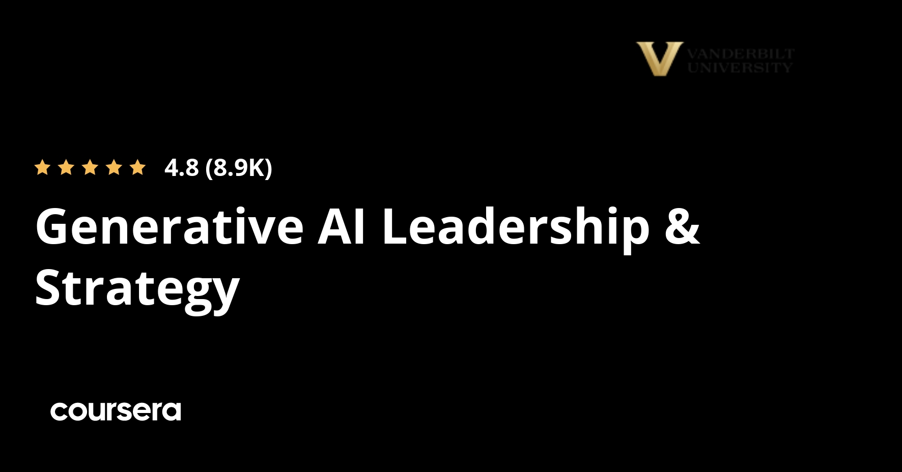 Generative AI Leadership & Strategy