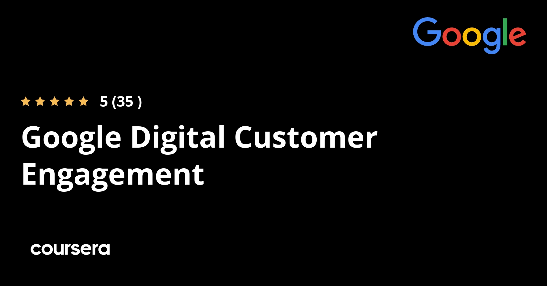 Google Digital Customer Engagement