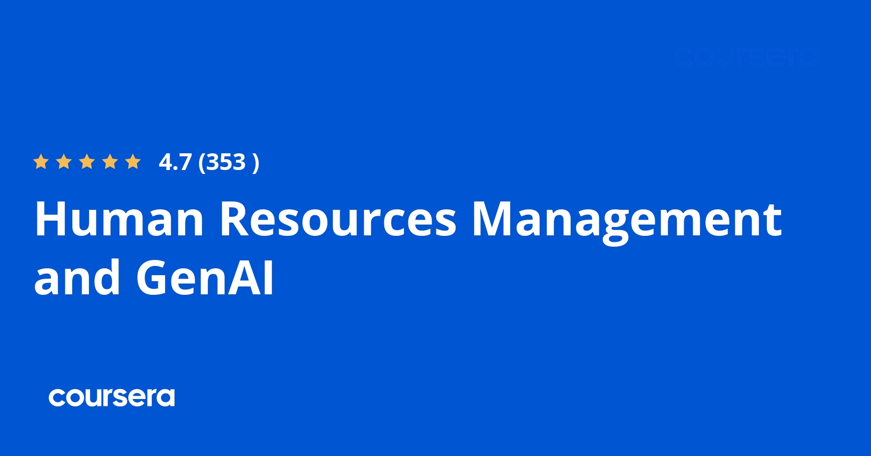 Human Resources Management and GenAI