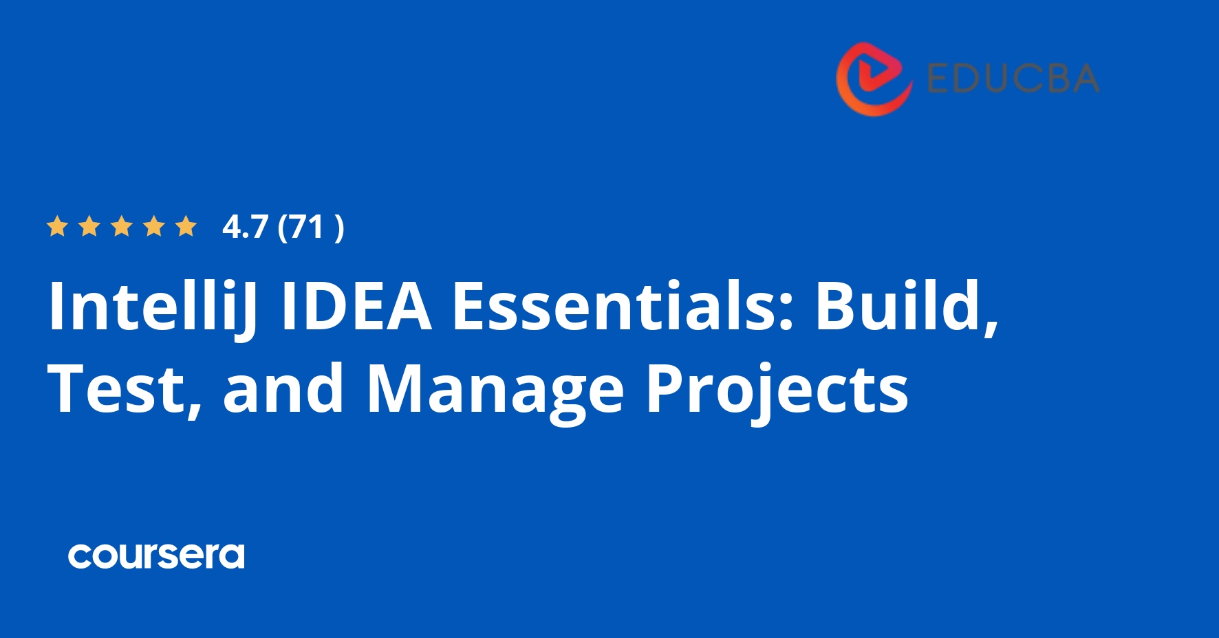 IntelliJ IDEA Essentials: Build, Test, and Manage Projects