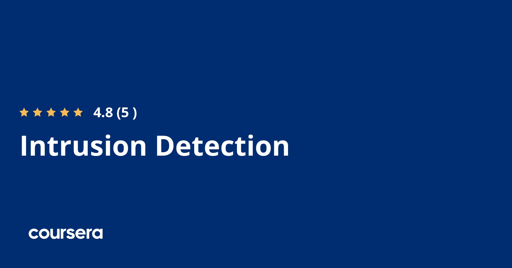 Intrusion Detection